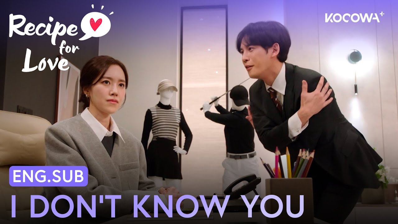 Jin Se Yun Acts Like She Doesn&rsquo;t Recognize Park Ki Woong 🤔 | Recipe for Love EP3 | KOCOWA+