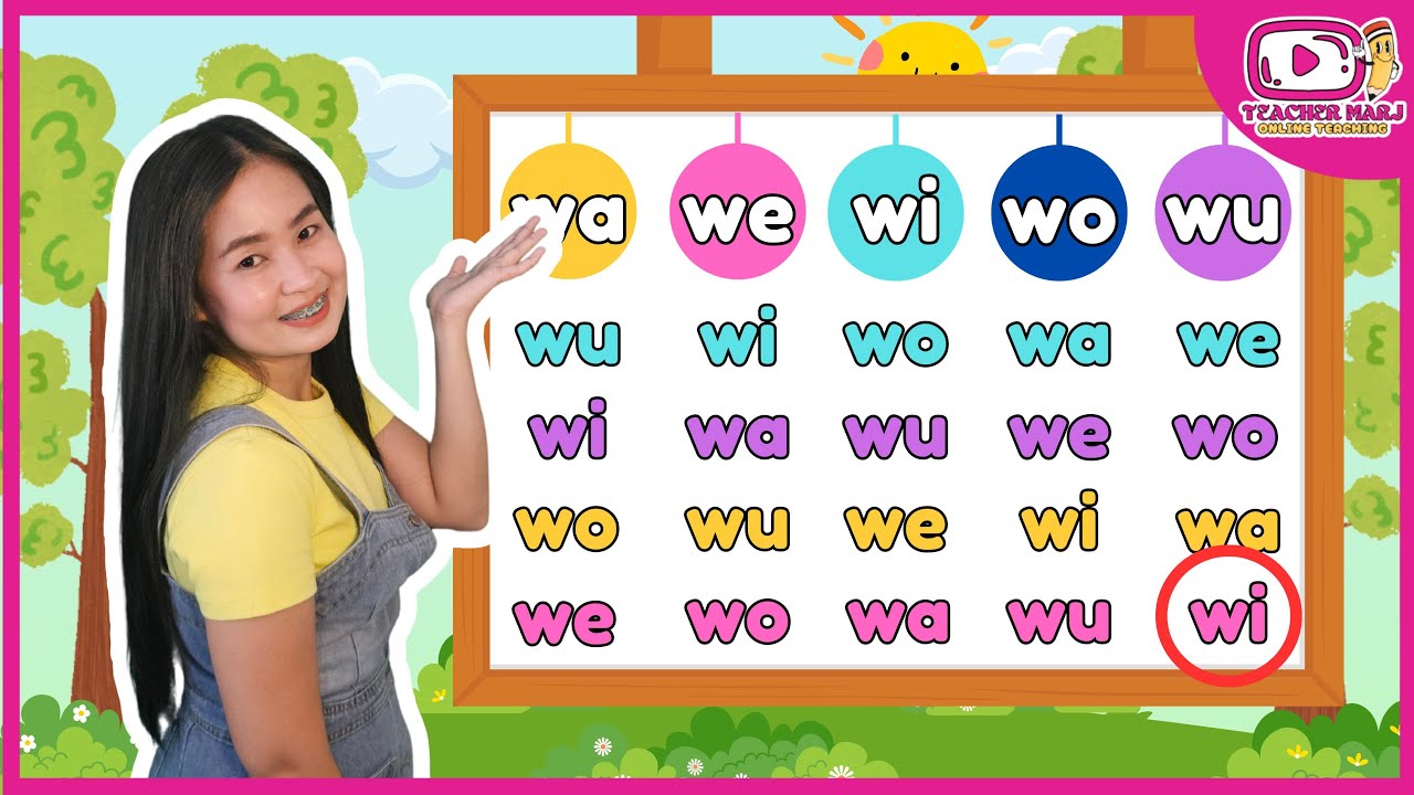 MATUTONG BUMASA NG ABAKADA PART14 | WA WE WI WO WU | TEACHER MARJ ONLINE TEACHING