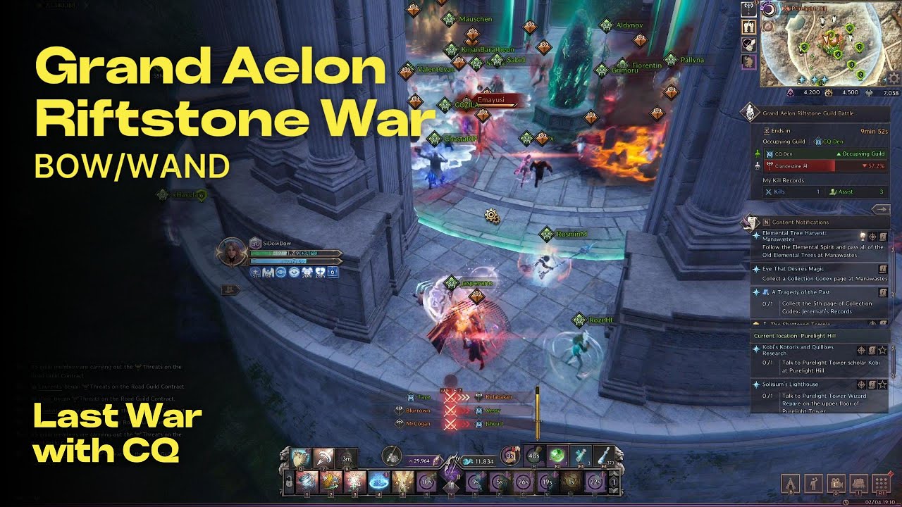 [Appreciation Video] Grand Aelon Riftstone War - CQ Den VS CL2 | HEALER SOLO GAMEPLAY