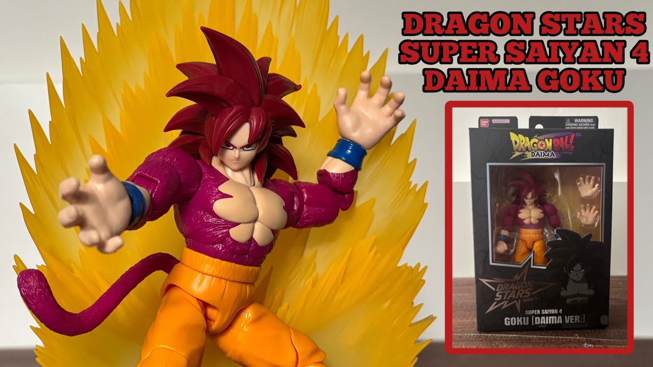 THE BEST DRAGON STARS EVER??? NEW Dragon Stars Super Saiyan Four Adult Daima Goku Review