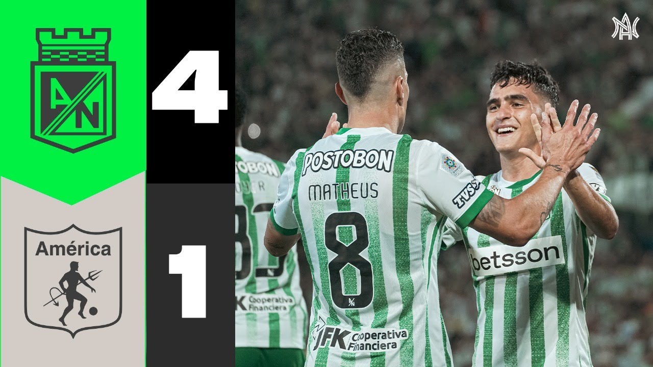 Atl&eacute;tico Nacional vs Am&eacute;rica | Highlights | Copa Colombia 2025 | Semifinal - Ida