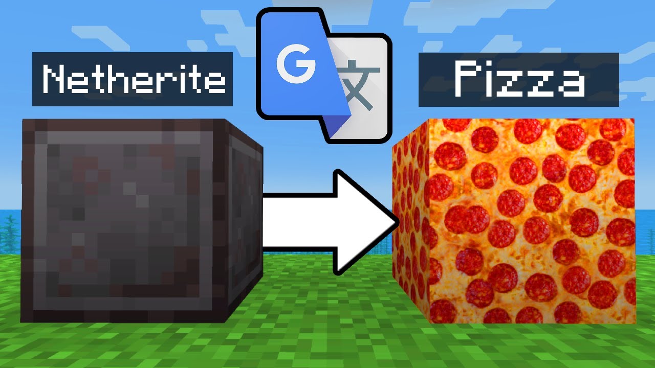 Я пропустил каждую текстуру Minecraft через Google Translate 100 000 000 раз...