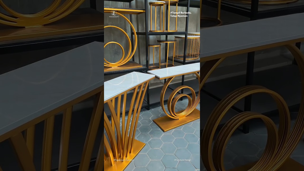 Pengen ruang tamu makin keren? Bisa banget!Cek koleksi meja konsul dari Paparayan Furniture ✨