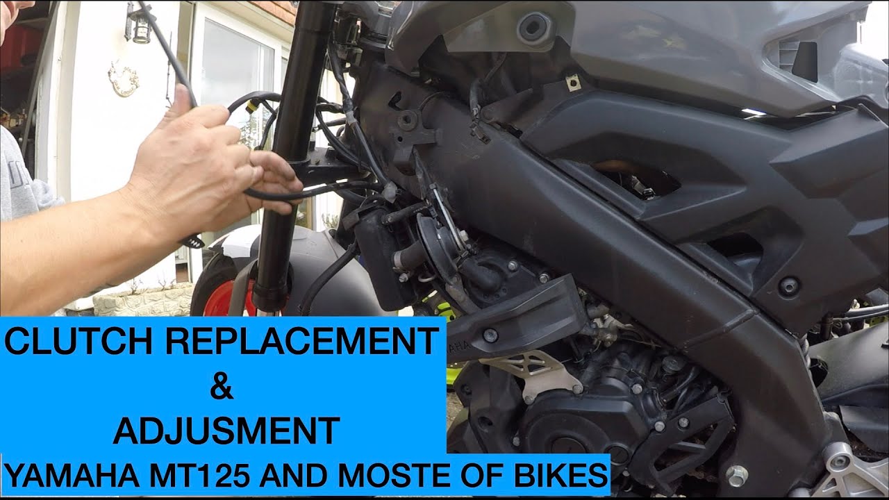 Yamaha MT125 2020 Clutch Cable Replacement &Adjusment