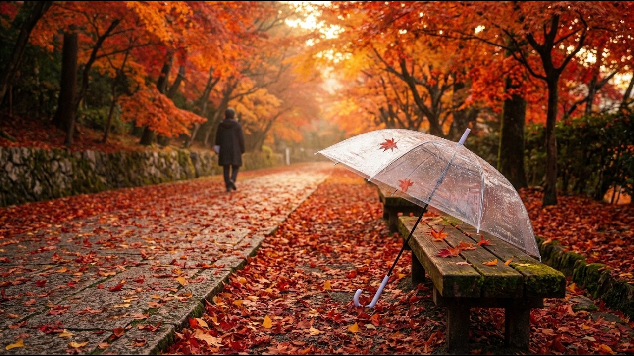 AUTUMN WHISPERS 🍁 Gentle Japanese Acoustic Ballad for Soul Healing