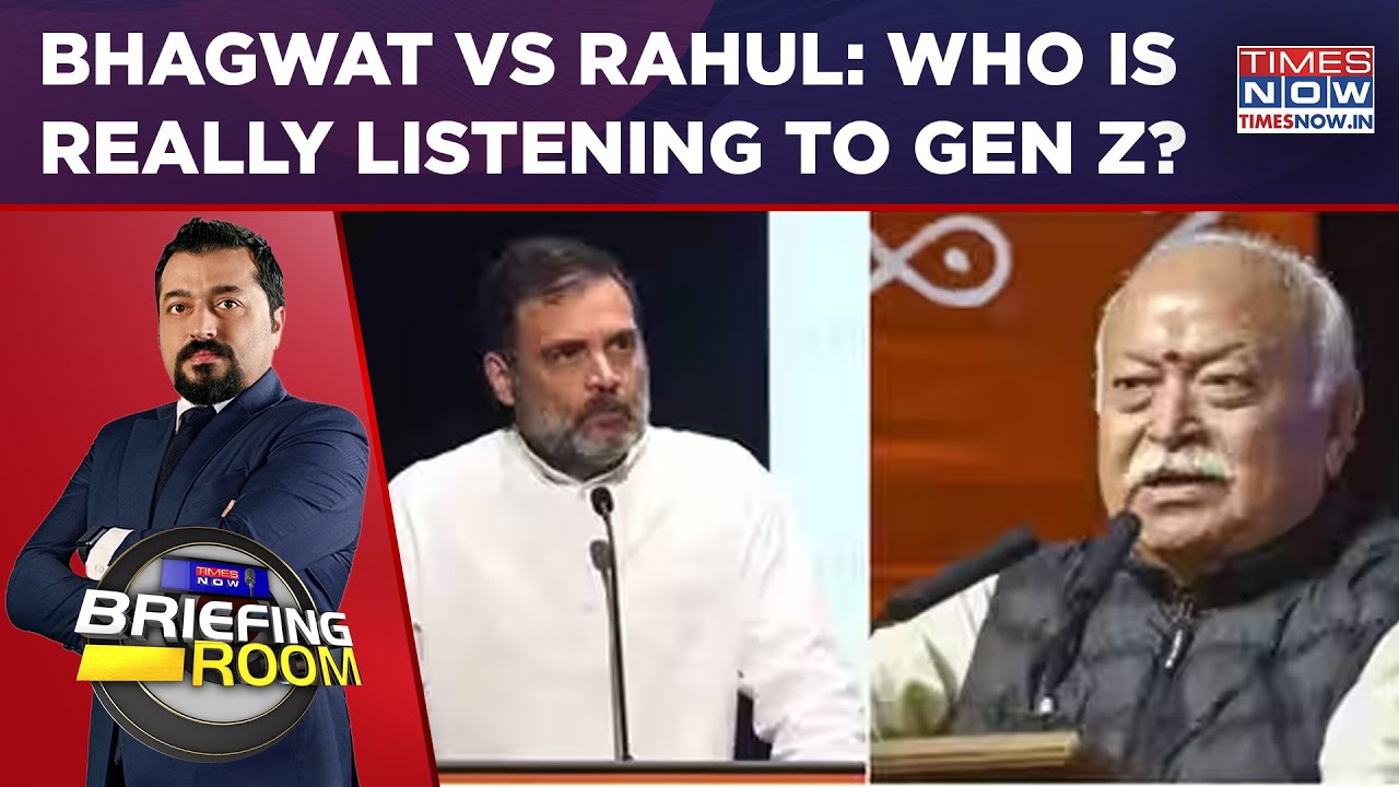 Who Is Really Listening To Gen Z: Bhagwat&rsquo;s Outreach Vs Rahul's Youth Politics? | Briefing Room