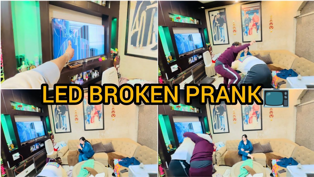 LED BROKEN 🔥PRANK ON MOM🔥😂🔥 GONE  successful💯 must WATCH❤️ @armaanthakurvlogs2567