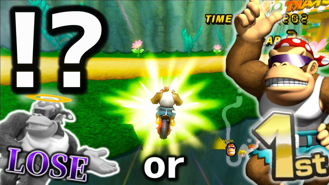 キノコキャニオンの命がけの崖越えショートカットがやばいww【マリオカートWii】