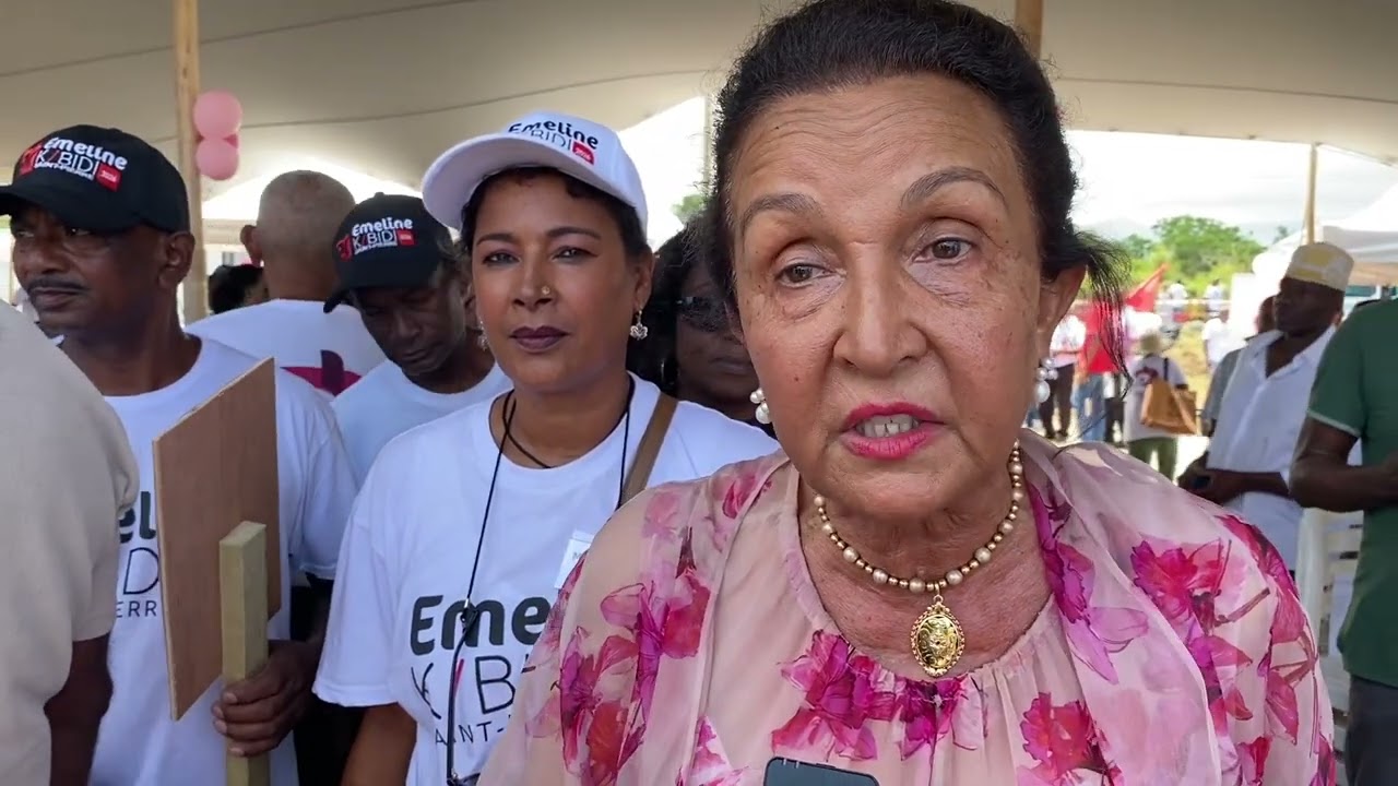 Saint-Pierre : Émeline K/Bidi, candidate aux municipales, dévoile son projet pour la ville 