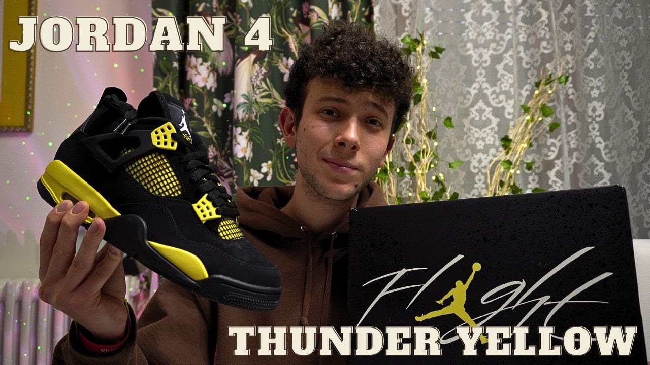 Le nuove JORDAN 4 Thunder Yellow | ASMR ITA