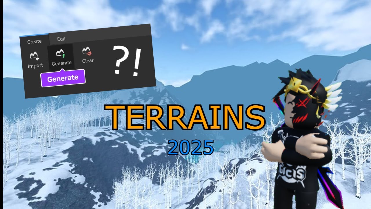 Roblox Studio - NEW TERRAIN editing 2025!
