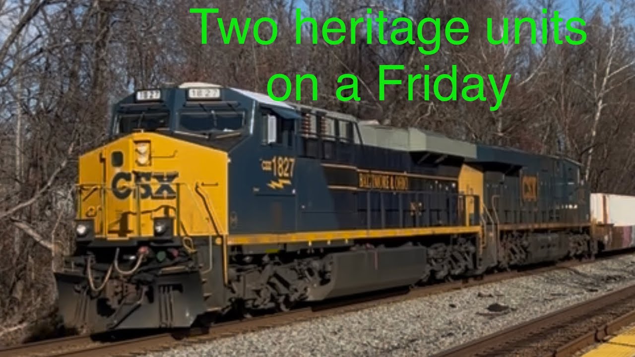 CSX Amtrak VRE on two different weather conditions on a Friday 12/19/2025 with 