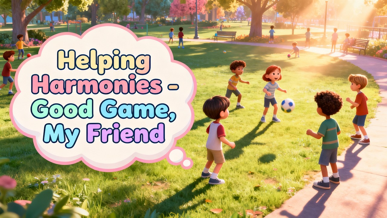 Helping Harmonies - Good Game, My Friend #kidssong