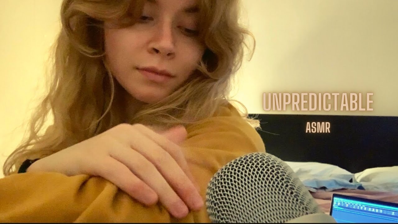 ASMR Unpredictable (hands sounds, finger tapping, clothes scratching & more!) -No talking