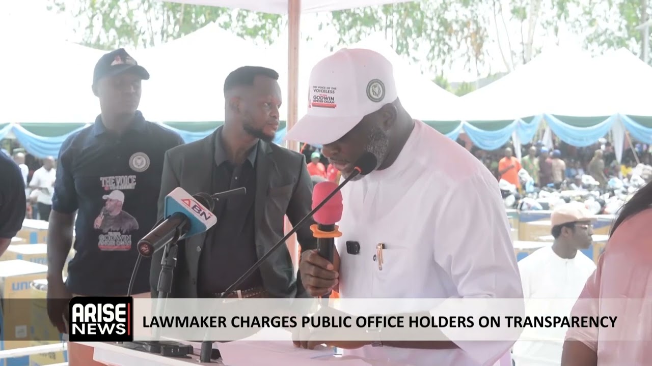 LAWMAKER CHARGES PUBLIC OFFICE HOLDERS ON TRANSPARENCY