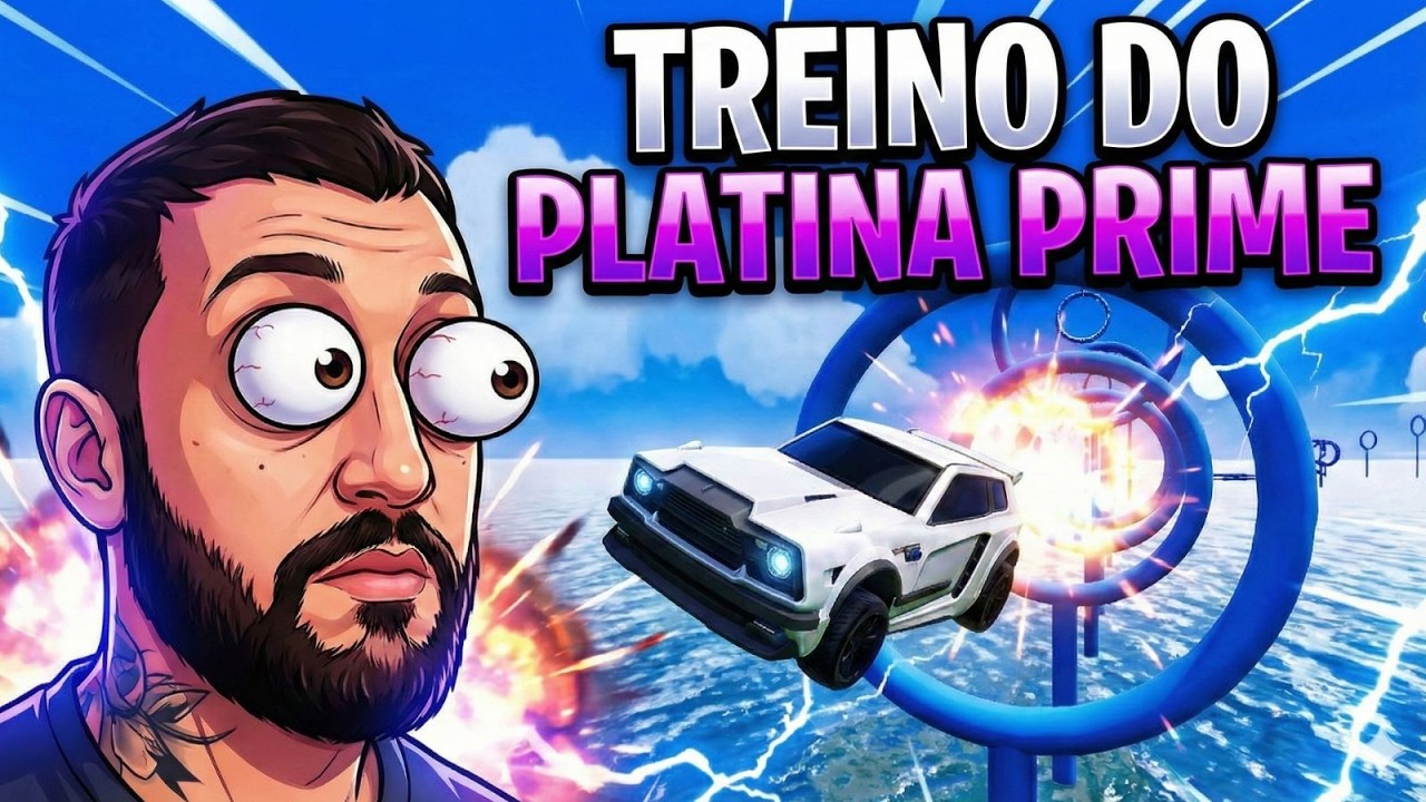 O VERDEDEIRO TREINO DO PLATINA PRIME NO ROCKET LEAGUE