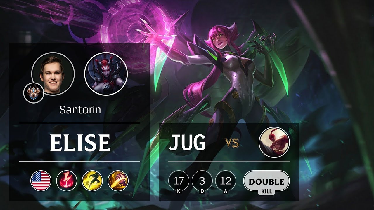 Elise Jungle vs Lee Sin - NA Challenger Patch 9.24
