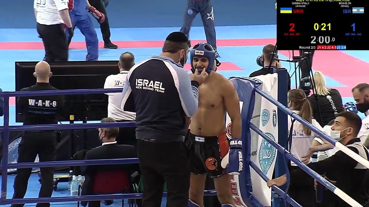 Vitalii Dubina v Or Moshe   75 kg K1 WAKO World Championships 2021