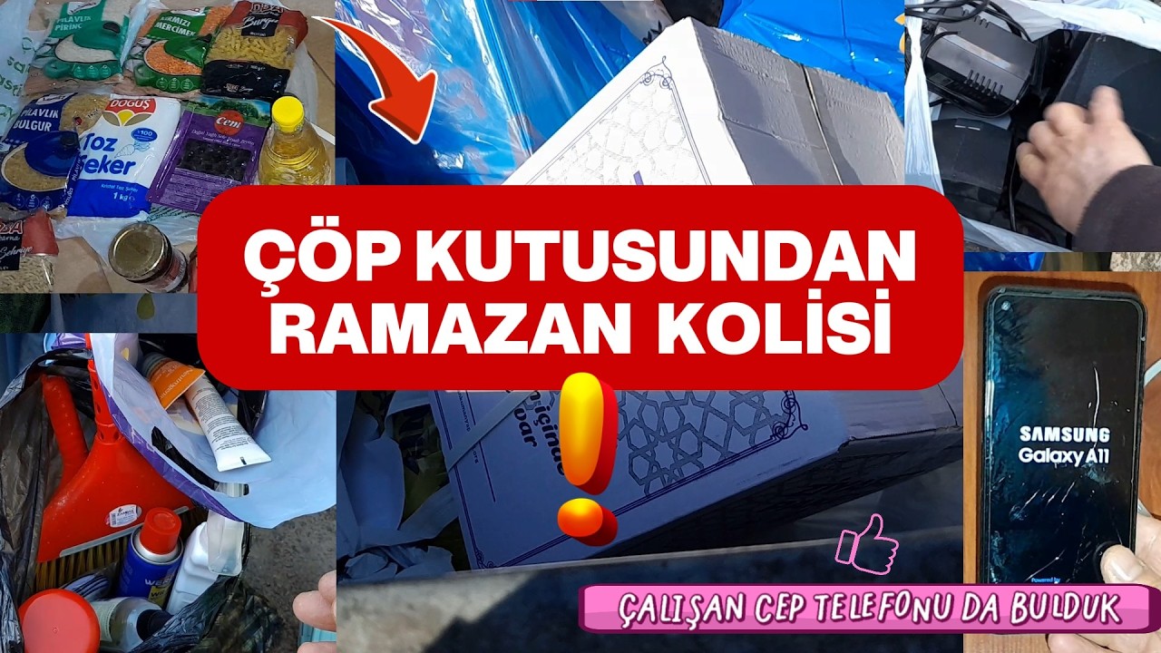 RAMAZAN KOLİSİ BULDUK 🎁 YANLIŞLIKLA ÇÖPE ATMIŞLAR SANIRIM ❗