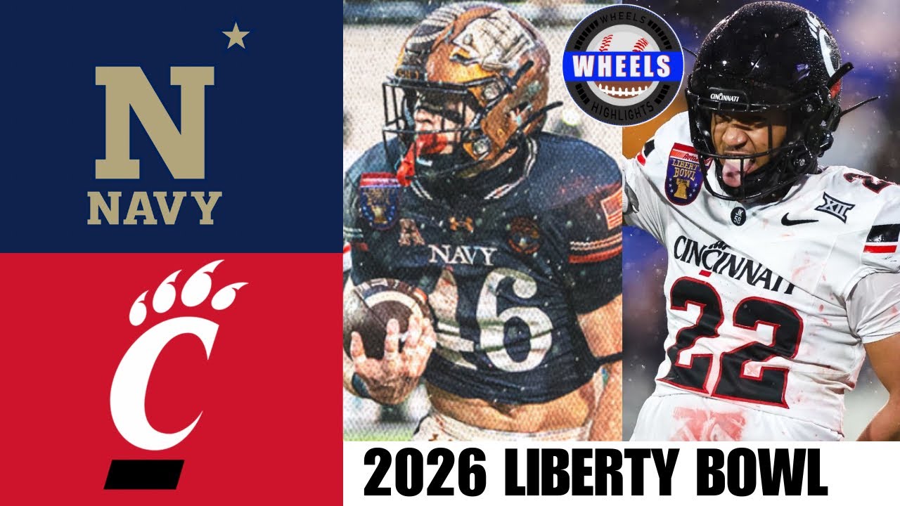 Navy vs Cincinnati Highlights | Liberty Bowl | 2026 College Football Highlights