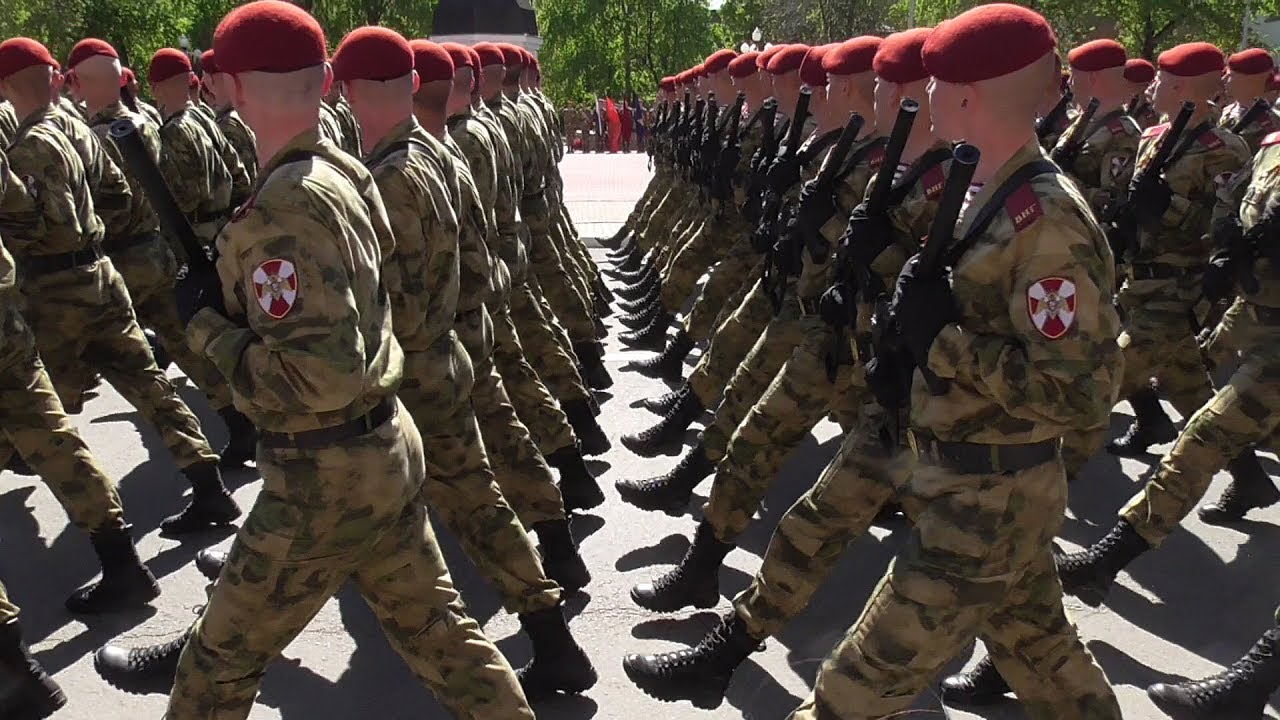 Парад солдат дивизии Дзержинского на 9 мая 2018