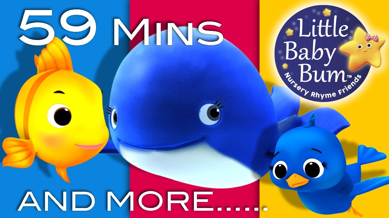 The Little Blue Whale | 1 Hour of LittleBabyBum - Nursery Rhymes for Babies! ABCs and 123s