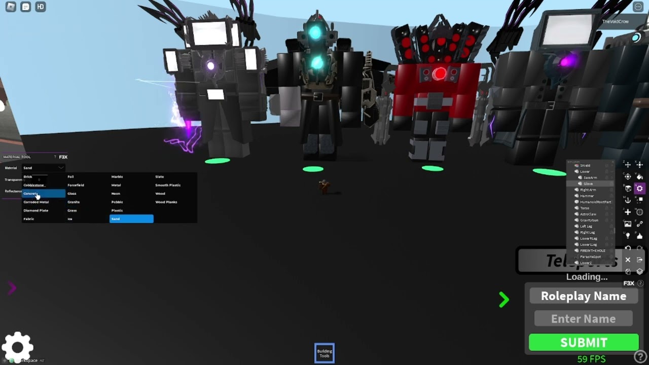 How to make upgraded titan cameraman 3.0 in Roblox UTR2