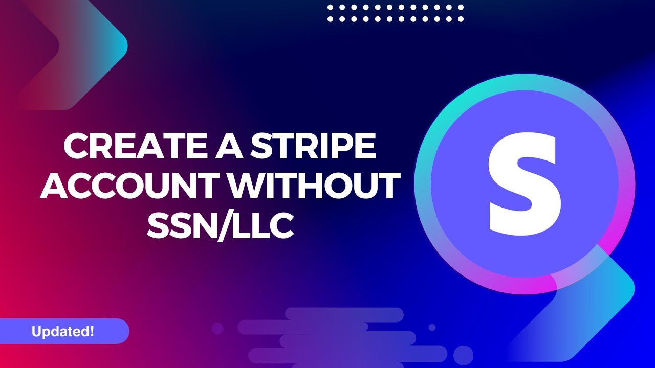 How To Create A Stripe Account In Non-Supported Countries Without SSN/LLC | Tricky4you