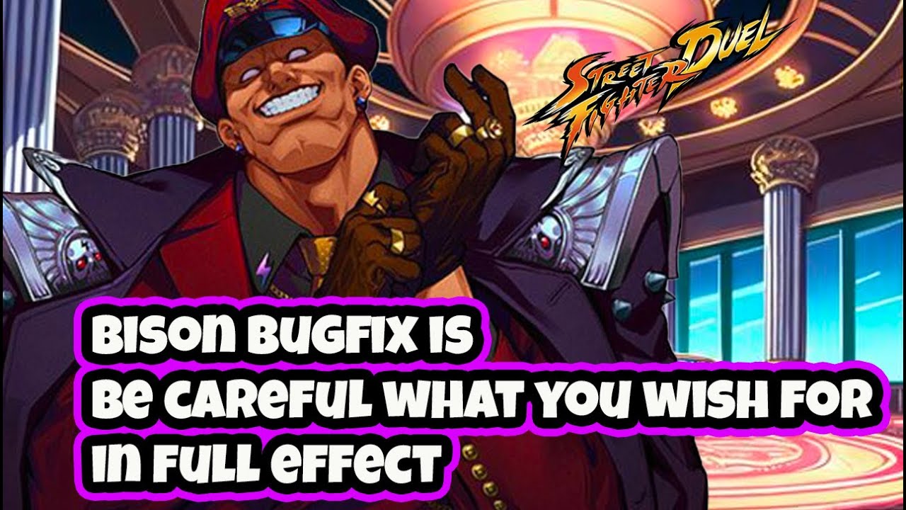 OVERLORD BISON ИСПРАВЛЕН. Теперь вас ждет много неприятностей в Street Fighter Duel.