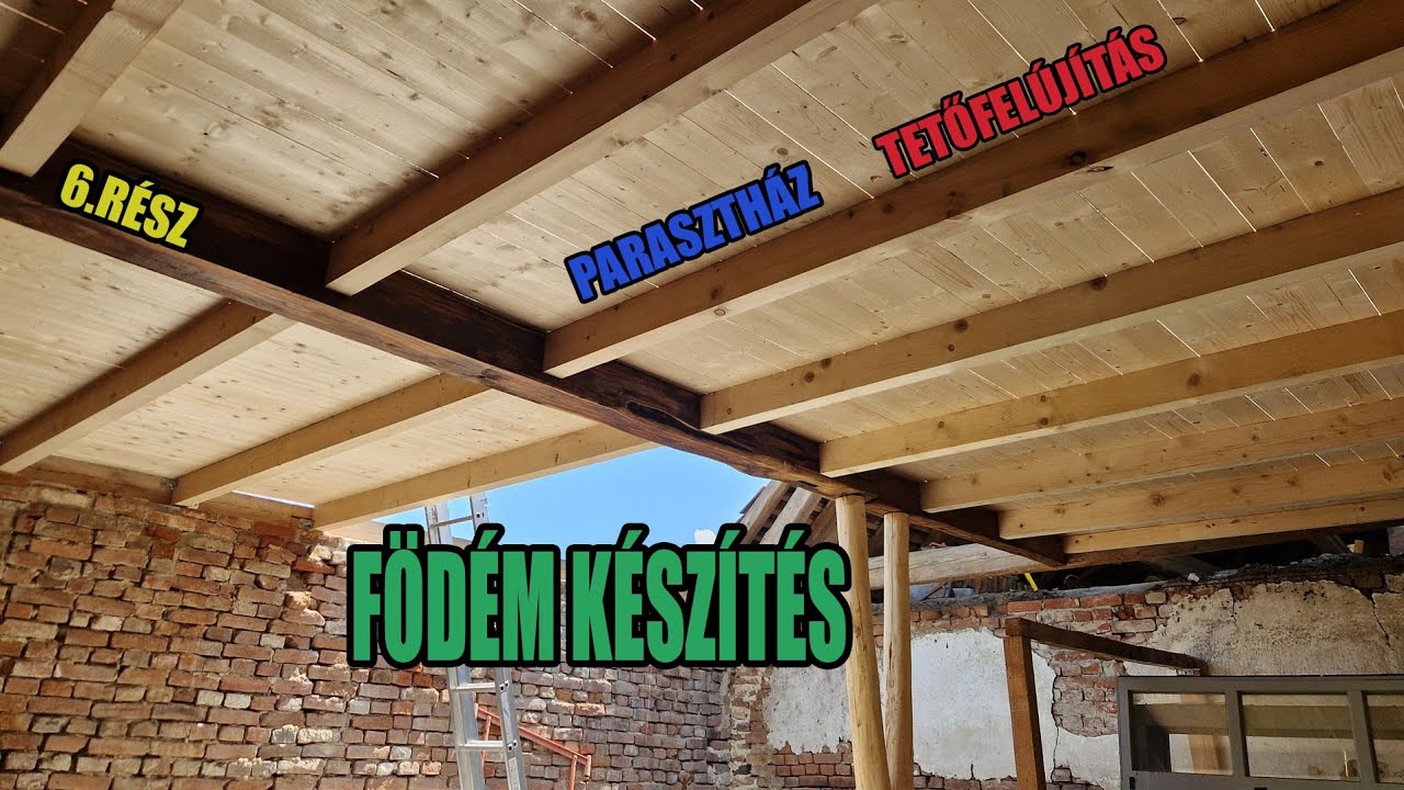 Parasztház Tetőfelújítás - A födém