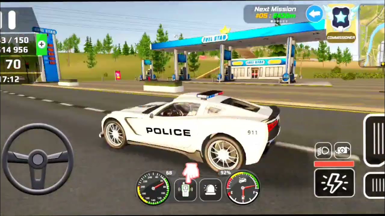 Police Car Chase Simulator 3D Game - Real Cop Cars Driving Simulator 2026 - Android GamePlay