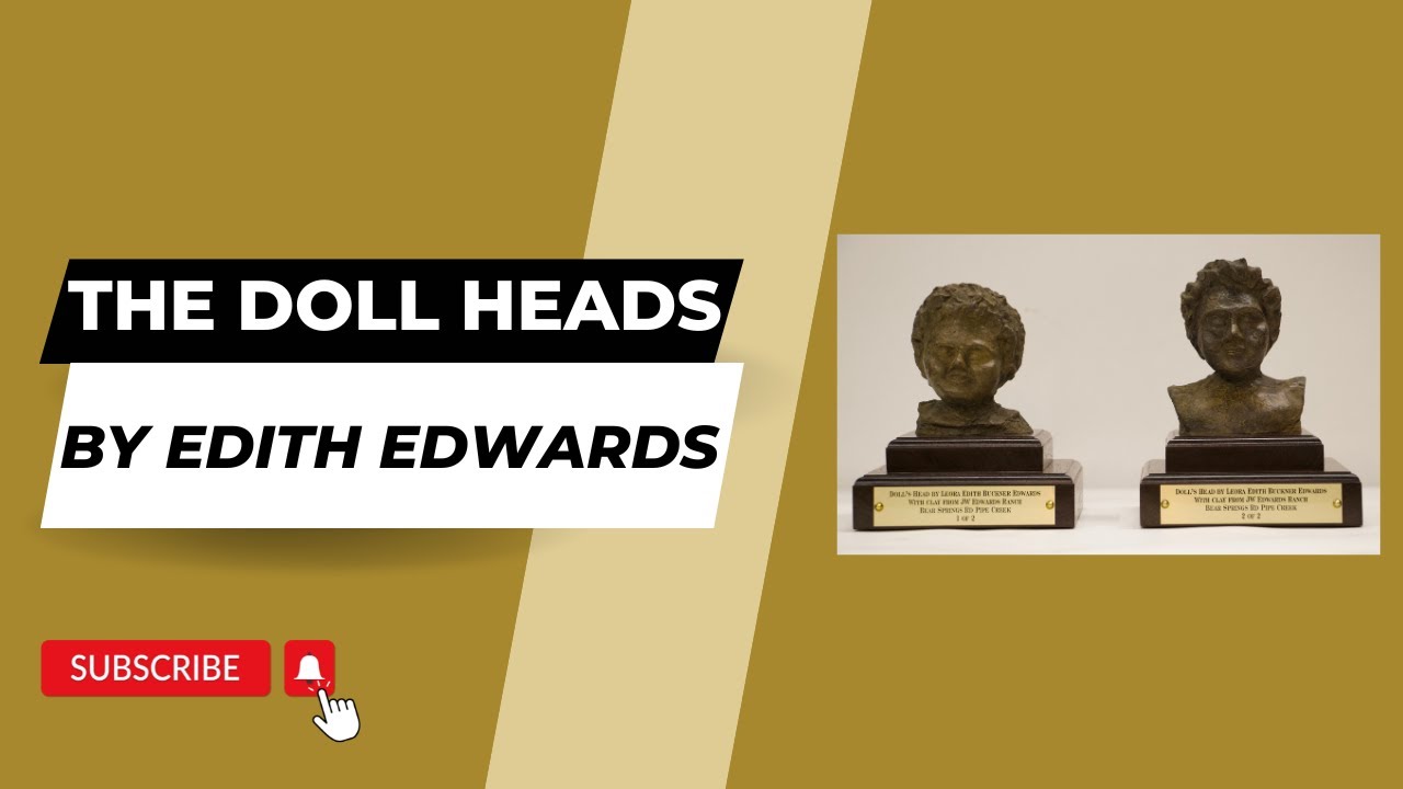 Vintage Doll Heads sculpted by Edith Buckner Edwards