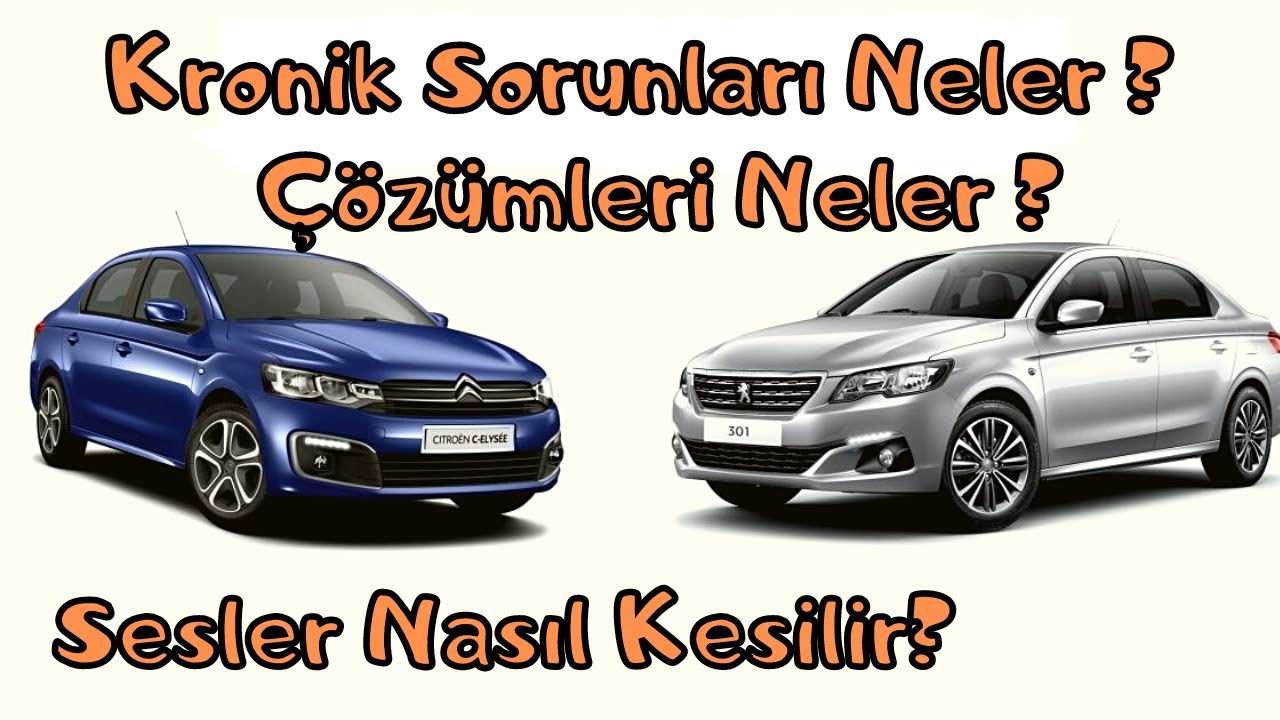 Что такое хронические проблемы и решения? l Citroen C Elysee и Peugeot 301l 4k видео