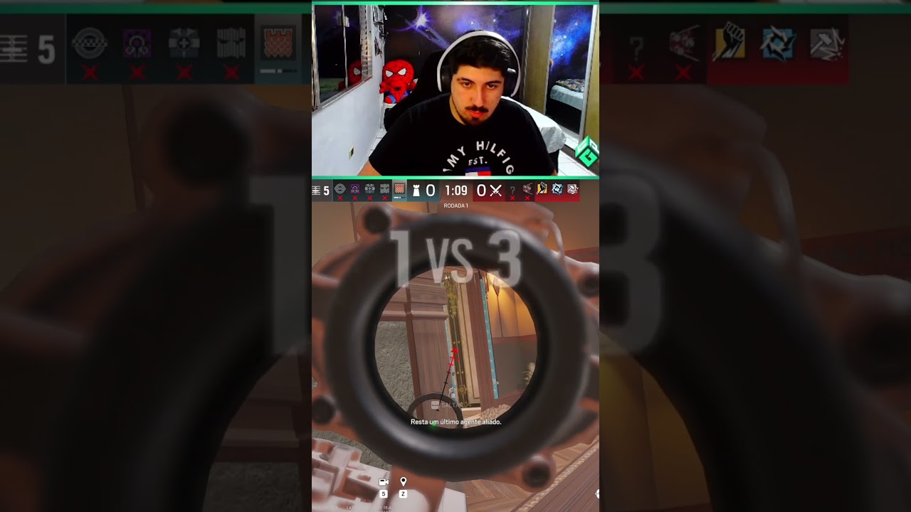&Eacute; lindo quando seu time inteiro morre #clipestwitch #rainbow6siege #r6 #gameplay #upandogamer