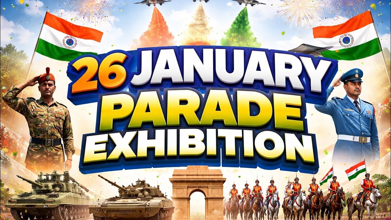##Exploring Republic Day Parade  🇮🇳🇮🇳Exhibition | 26 Jan Vlog ..🇮🇳❤️🫡####
