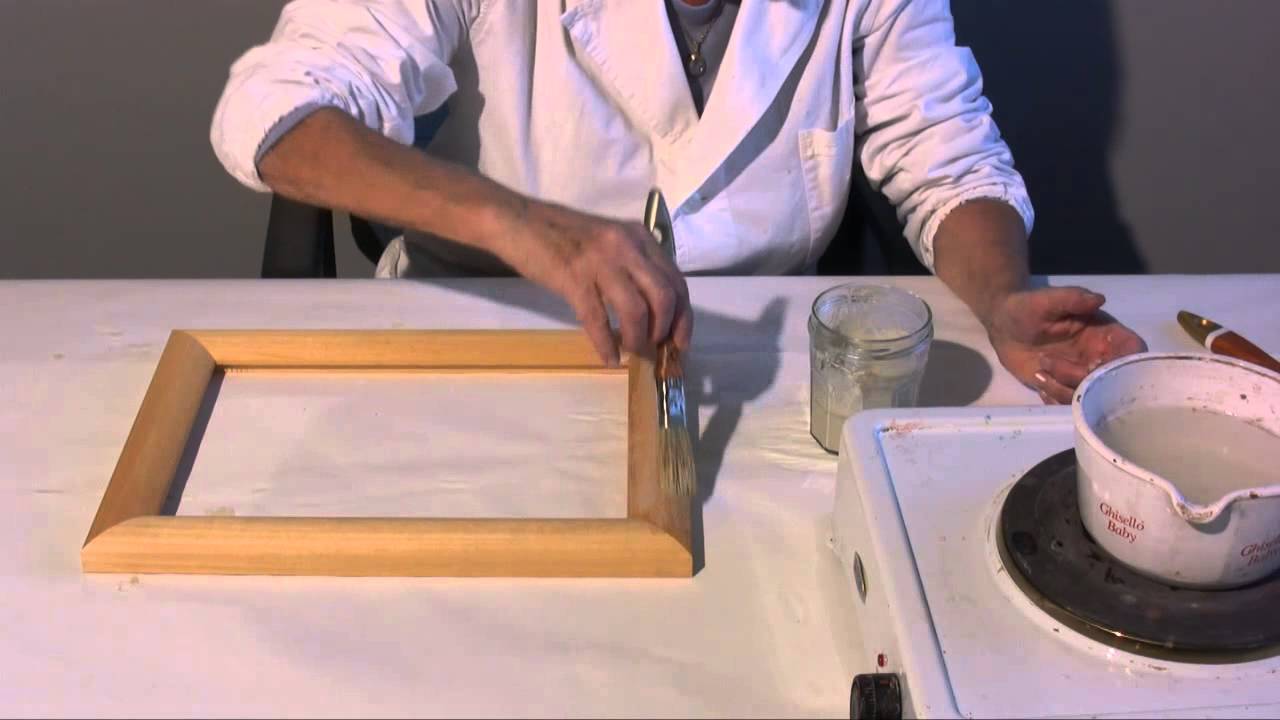 Gilding course:  1 - Gesso