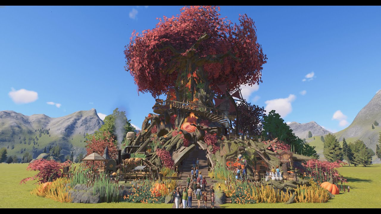 Amberheart Tree | Planet Coaster 2