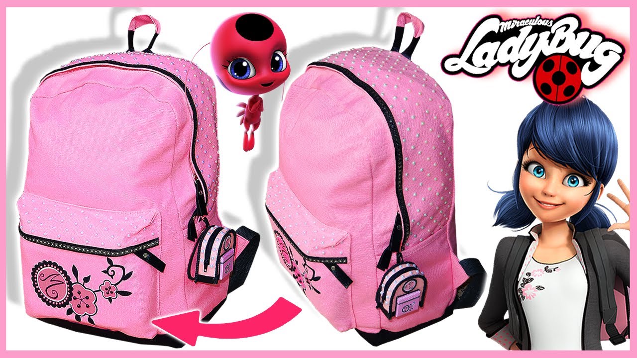 🌸🐞DIY: Transform your regular Backpack into Marinette's Backpack from Miraculous Ladybug 🐞🌸