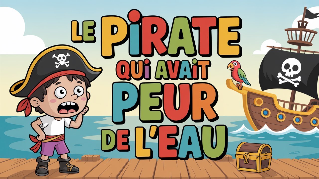 Le pirate qui avait peur de l&rsquo;eau 💦 | Chanson pour enfants (courage et confiance)