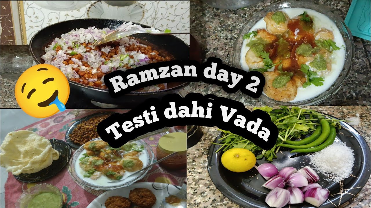 Ramzan day 2 || 🤤 Testi dahi Vada || mubasira Pathan vlog ||
