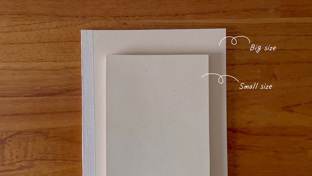 드로잉북 만들기 (너무 쉬움 주의) | Making a Sketchbook | Cozy | Easy | DIY