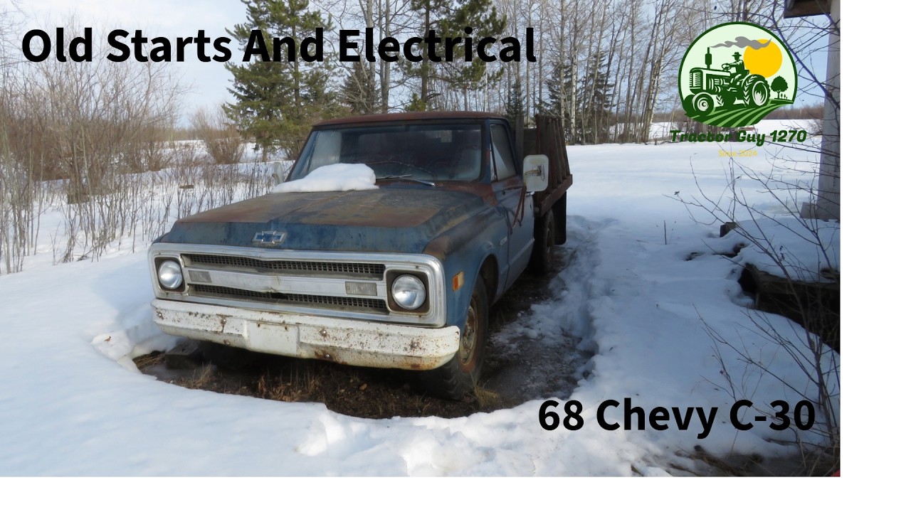 Starting The Grain Truck And Working On The Heater