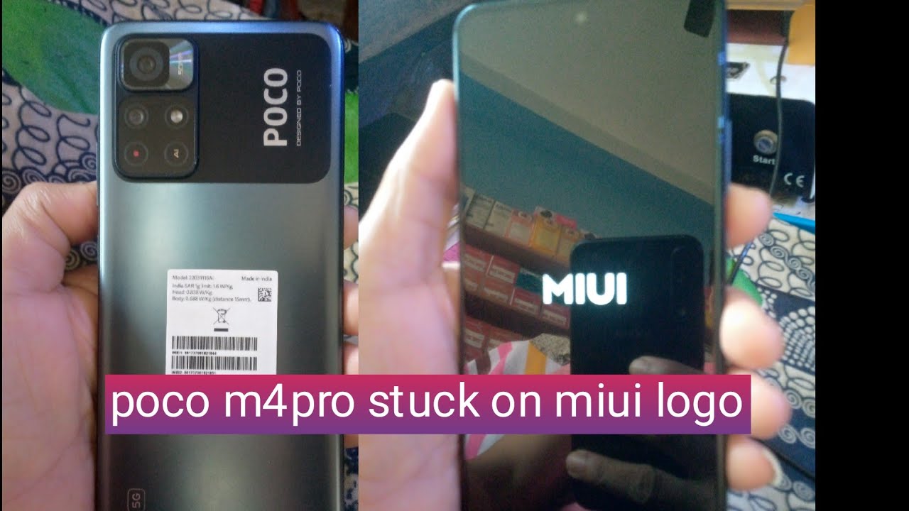 Poco m4 pro(5g) stuck on miui logo solve.