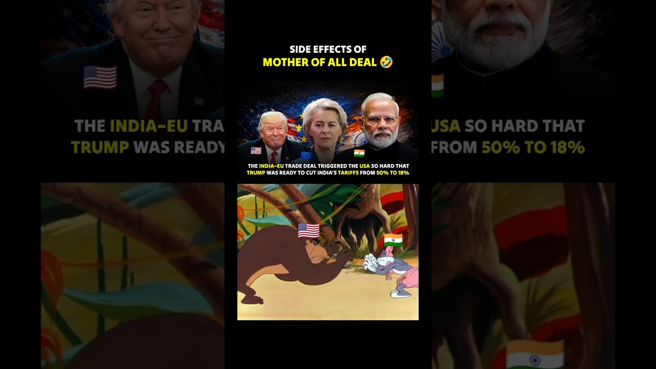 Side Effects of EU-INDIA Trade Deal 🔥🤣 Funny Meme #trump