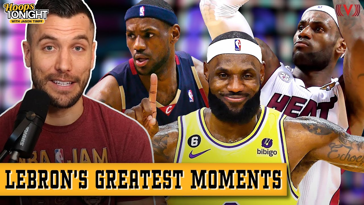 LeBron's Top 5 scoring moments w/ Lakers, Heat & Cavs to break Kareem's record | Hoops Tonight