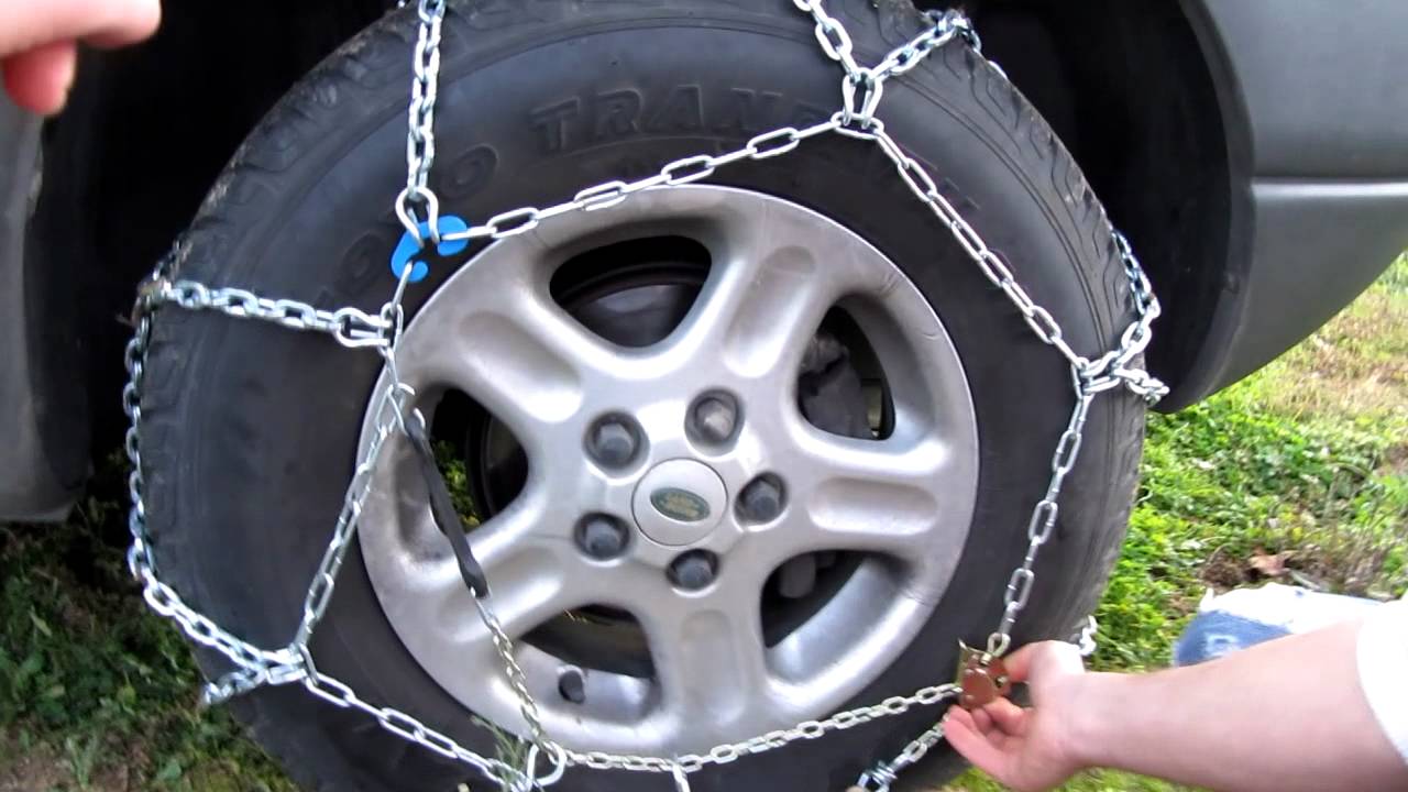 montaggio catene da neve - prova Arezzo Meteo (parte 2 di 2)