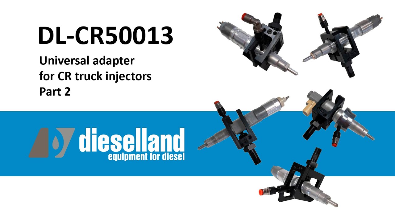 DL-CR50013. Universal Adapter for checking CR injectors (part 2)
