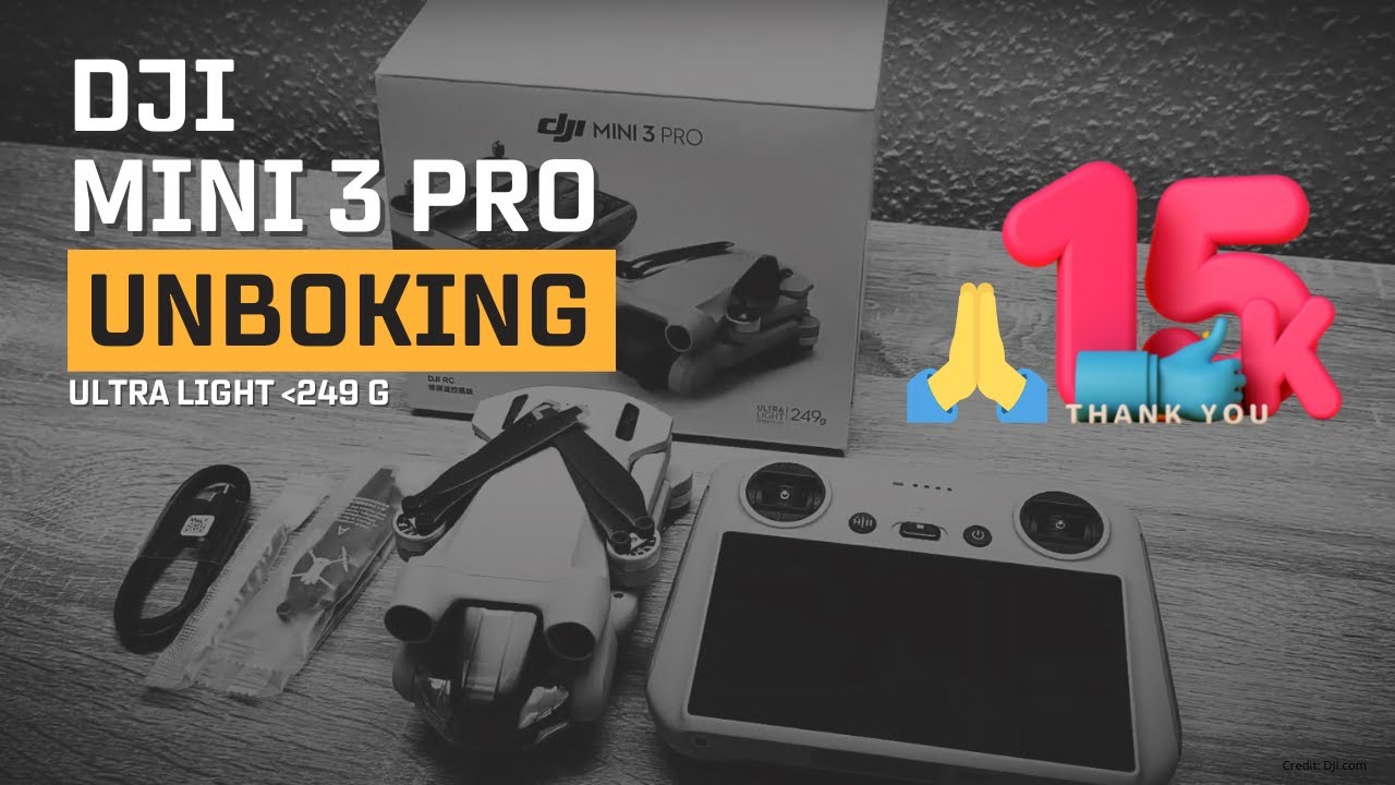 DJI Mini 3 Pro Unboxing I Ultra Light 249g I RC Controller 🚀🚀