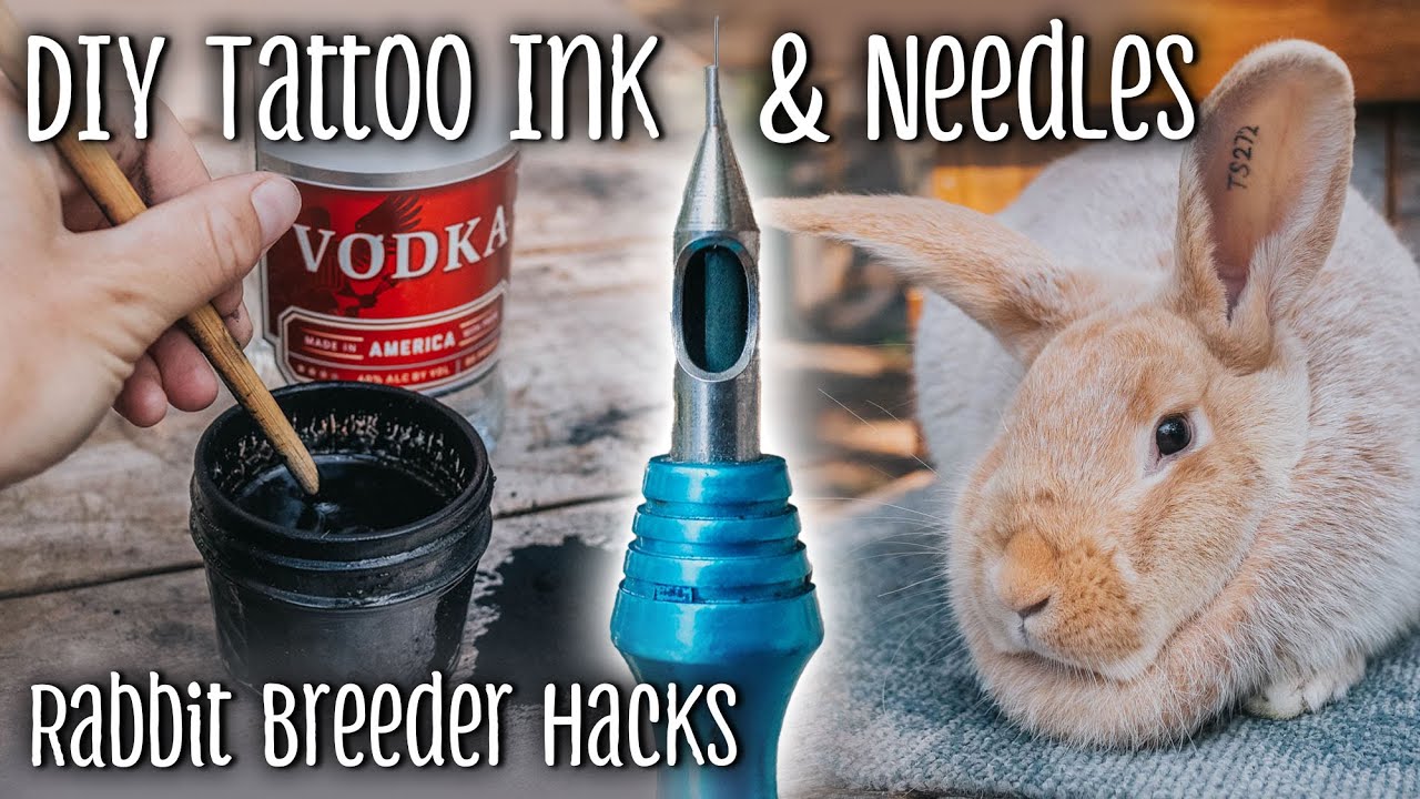 Make your own Rabbit Tattoo Ink & Needles | DIY Rabbit Breeder Hacks