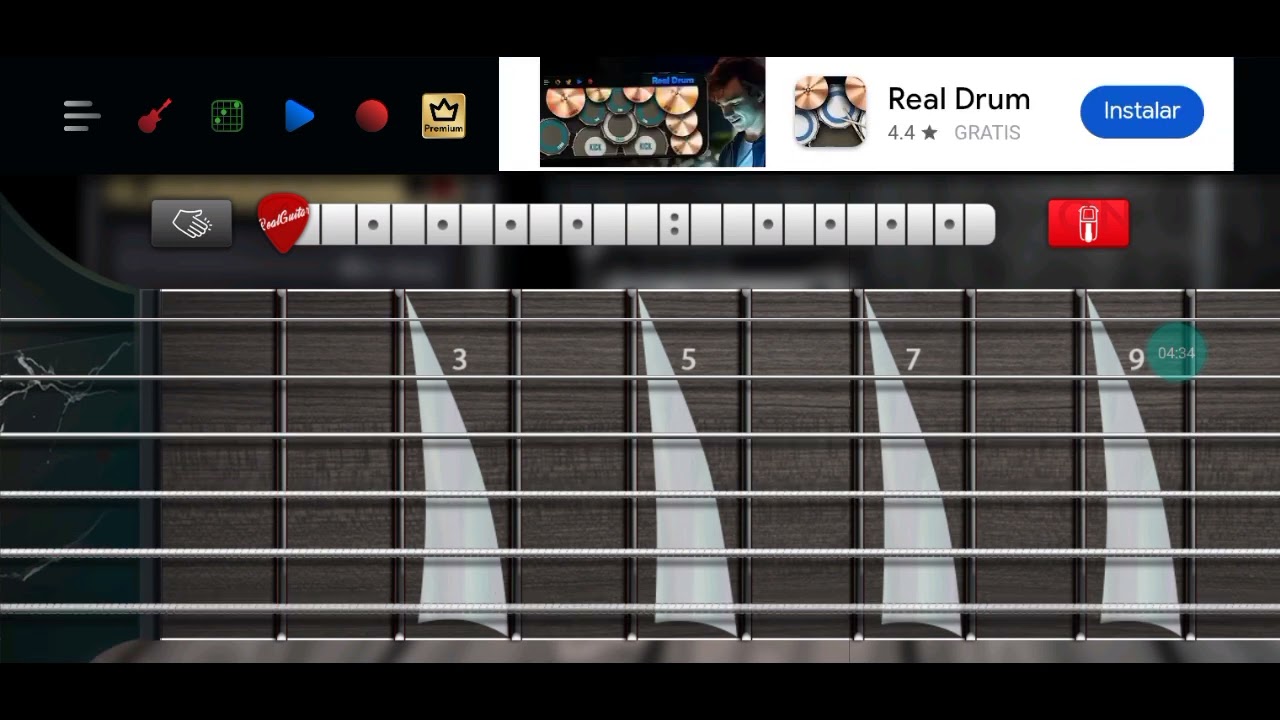 Real Drum Tocando La Guitarra Electrica 